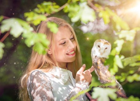 Eulen, Fotoshooting, Schleiereule, Eulenshooting